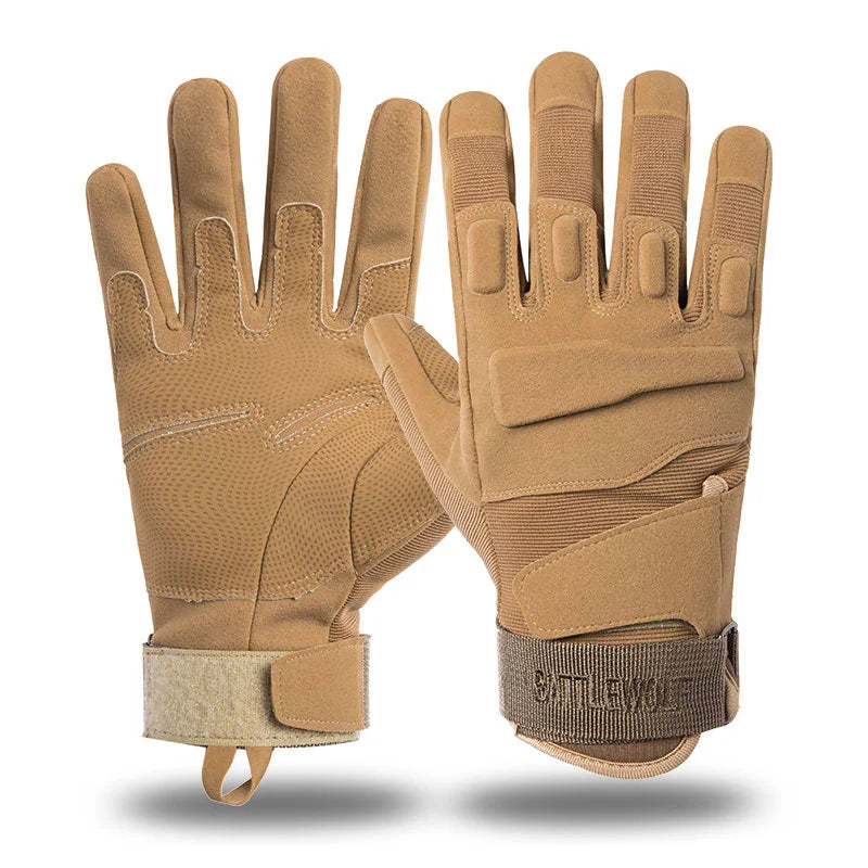 Gants Tactiques Plein Doigt – Antidérapants pour Sports Outdoor, Airsoft, Paintball, Cyclisme - BLACKBEARD OUTDOOR INDUSTRIES