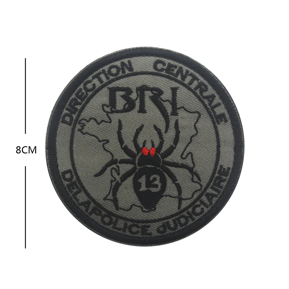 Patch Tactique France GIGN Infrared – Brodé avec Drapeau et Effet Réfléchissant IR - BLACKBEARD OUTDOOR INDUSTRIES