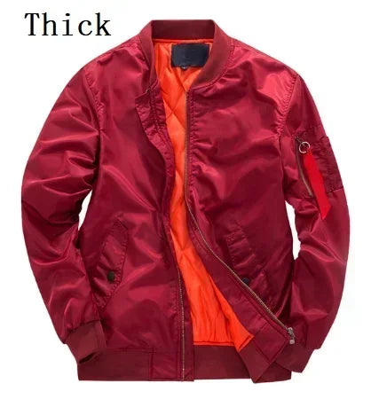 Veste Bomb MA1 Pilote Homme 2023 – Veste Baseball Épaissie Automne-Hiver, Coupe Casual et Militaire - BLACKBEARD OUTDOOR INDUSTRIES