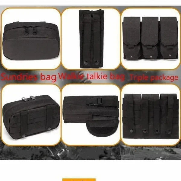 Gilet Tactique Militaire 6094 – Airsoft, Chasse, Armée, Wargame - BLACKBEARD OUTDOOR INDUSTRIES