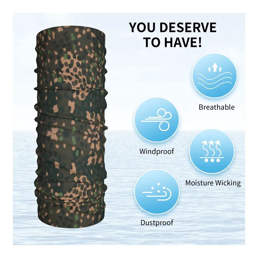 Tiger Stripe Camo – Bandeau Tour de Cou Hiver Multifonction pour Hommes et Femmes | Parfait pour Randonnée, Cyclisme, Sports Outdoor et Usage Quotidien - BLACKBEARD OUTDOOR INDUSTRIES