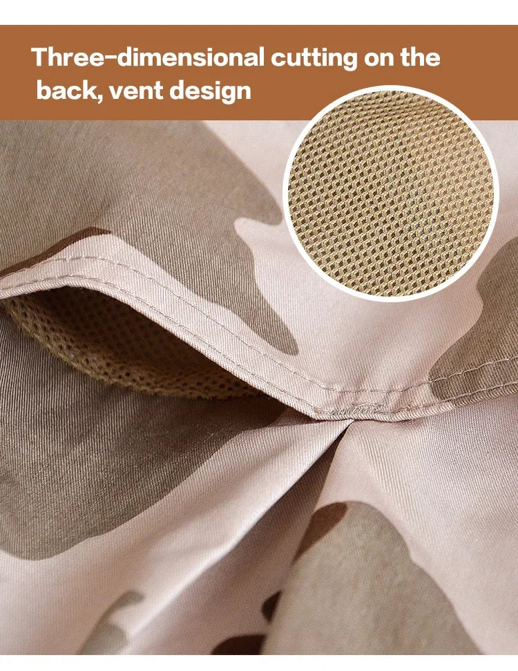 Set de Vêtements Tactiques BDU - Chemise et Pantalon Camouflage pour Entraînement en Plein Air, Randonnée, Chasse, Airsoft, Sniper, Combat, Ghillie Suit - BLACKBEARD OUTDOOR INDUSTRIES