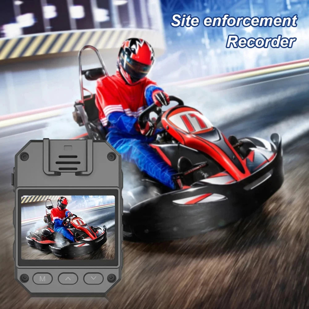 Mini Caméra Corporelle Full HD 1080P avec Vision Nocturne – Enregistreur Vidéo, Caméra de Sécurité pour Garde, Police, et Application Environnementale - BLACKBEARD OUTDOOR INDUSTRIES