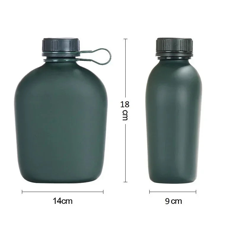Gourde Camouflage 1L – Bouteille d'Eau Militaire en Aluminium avec Sangle pour Camping, Randonnée et Aventures Extérieures - BLACKBEARD OUTDOOR INDUSTRIES