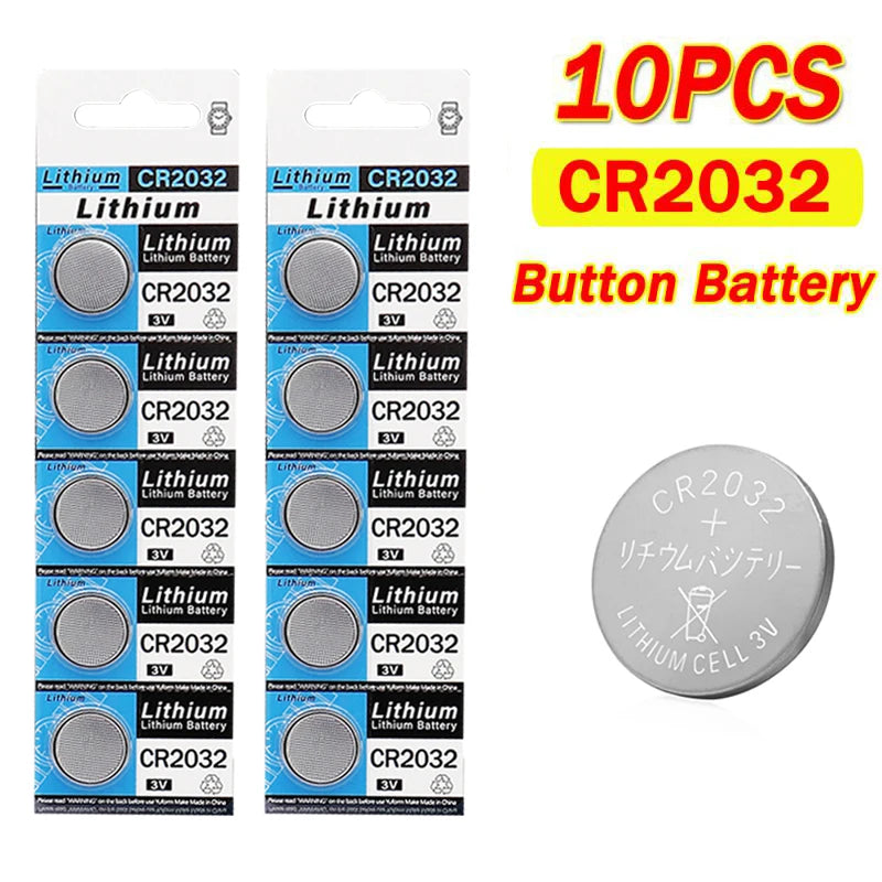 5-50pcs Original CR2032 CR 2032 3V Lithium Button Battery For Watch Calculator Clock Remote Control Toys Button Coins Cell BLACKBEARD OUTDOOR INDUSTRIES