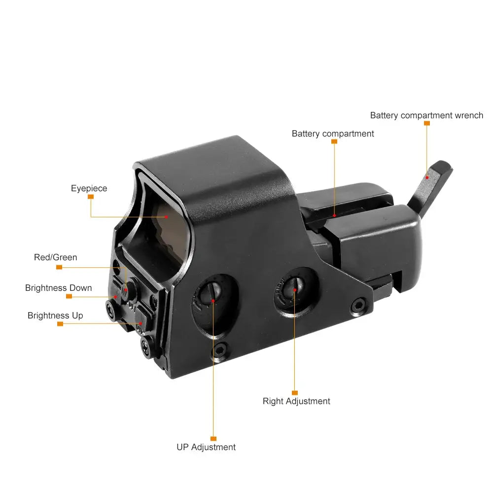 Viseur Holographique Red/Green Dot BAIGISH 551/552/553/558 – Reflex Sight pour Rail 20mm Ma boutique