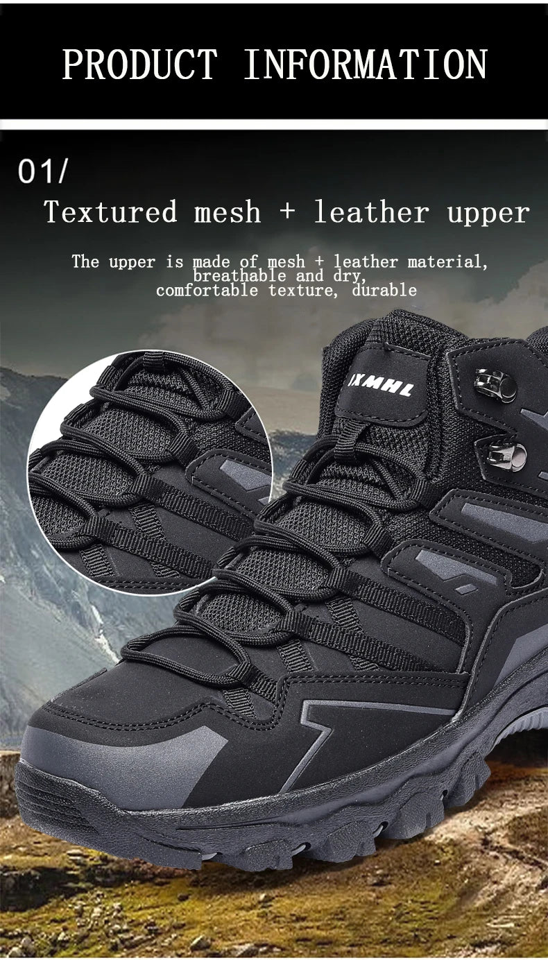 Chaussures de Randonnée Unisexe Antidérapantes Hautes - BLACKBEARD OUTDOOR INDUSTRIES