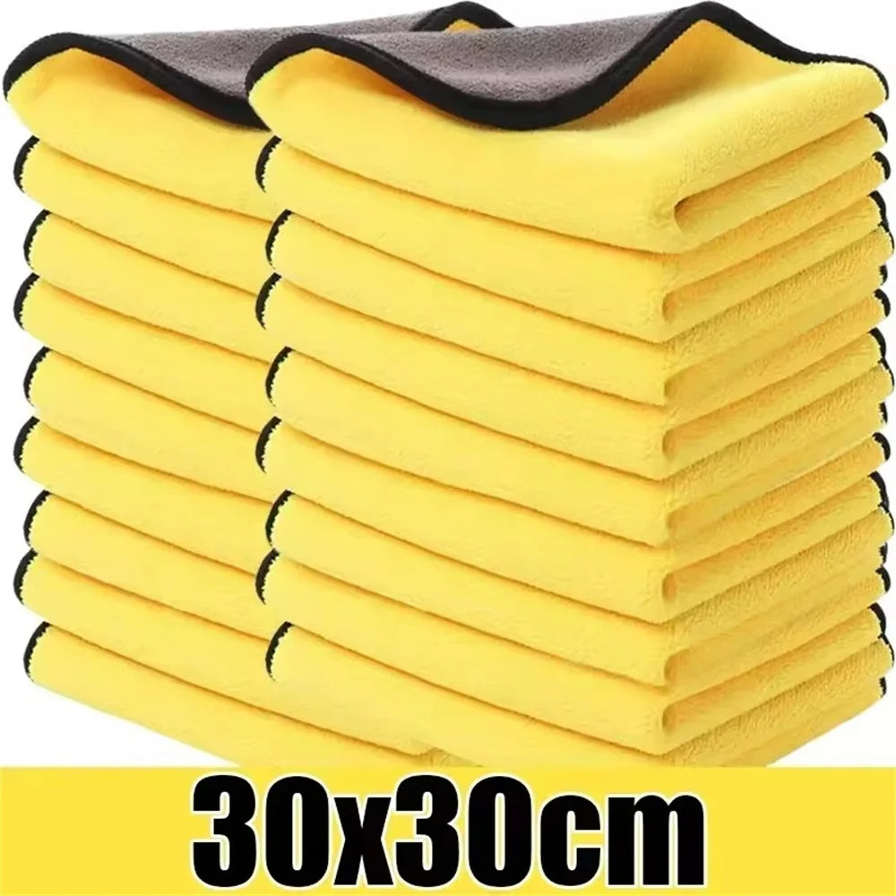 Lot de Chiffons Microfibres Double Face pour Voiture – Ultra-Absorbants & Réutilisables Ma boutique