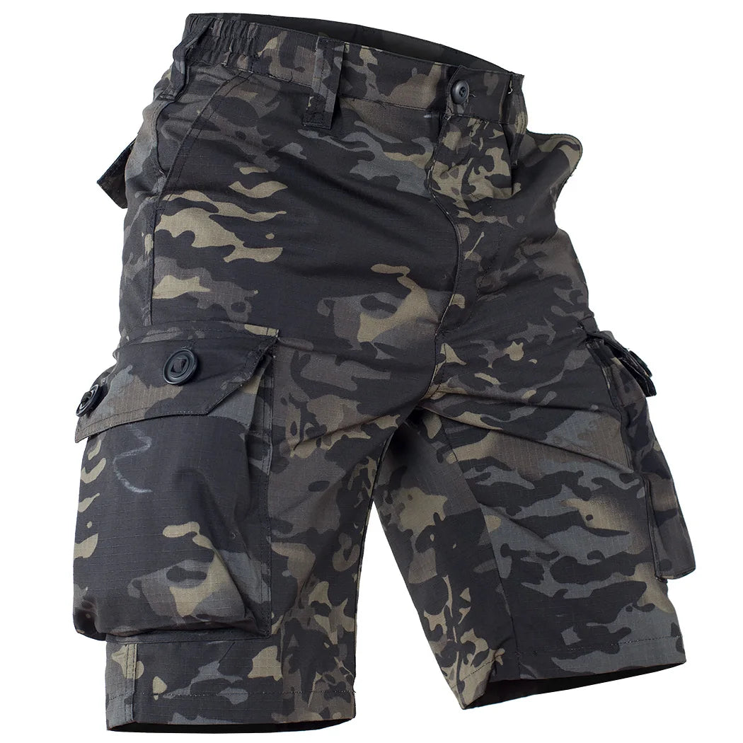 Shorts Tactiques  – Cargo Résistants Multi-Poches pour Randonnée, Trekking et Activités Outdoor Estivales - BLACKBEARD OUTDOOR INDUSTRIES