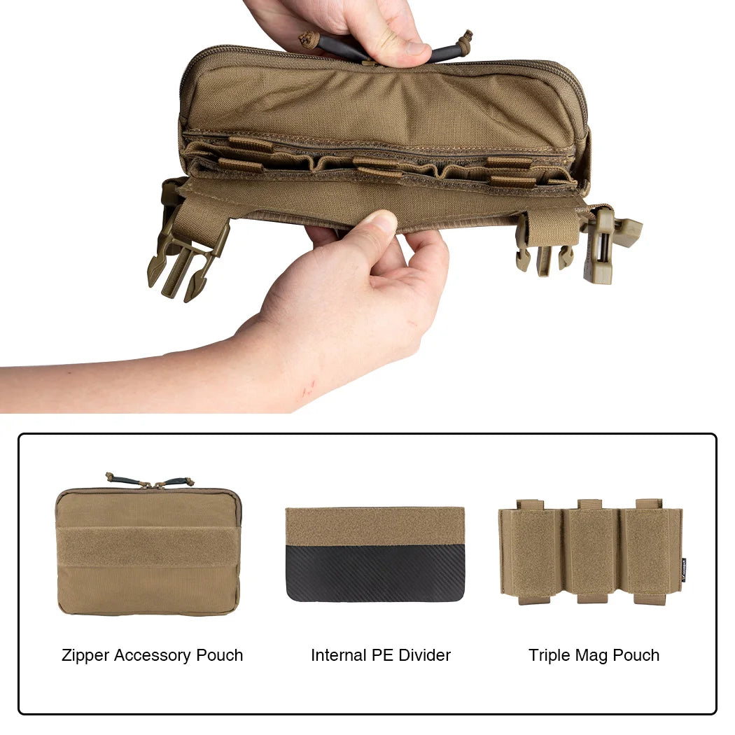 IDOGEAR KGR Tactical Chest Rig MOLLE – Harnais Tactique Compact Ma boutique