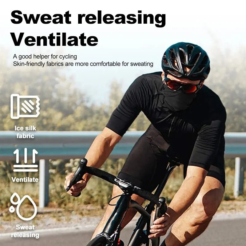 Masque de Cyclisme et Bandeau Multifonction – Masque Respirant, Absorbant la Transpiration, Protection UV –masque de Cou pour Activités de Plein Air (Randonnée, Cyclisme, Pêche) - BLACKBEARD OUTDOOR INDUSTRIES