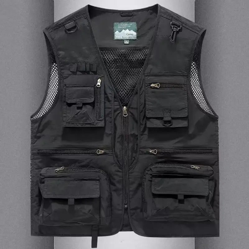 Gilet Homme Multi-Poches en Maille — Modèle 8512 - BLACKBEARD OUTDOOR INDUSTRIES