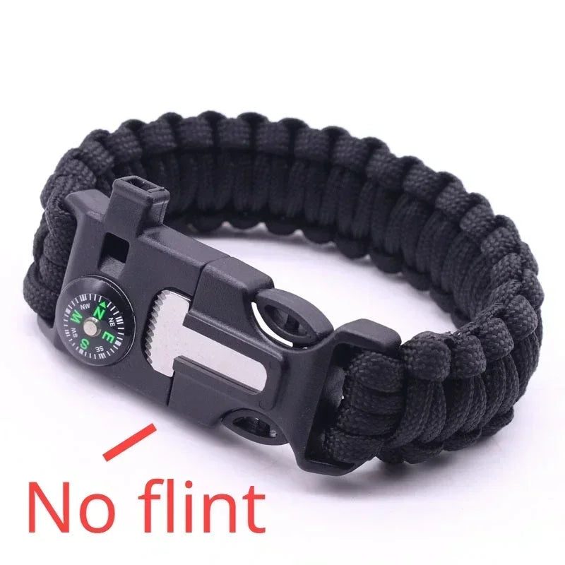 Bracelet de Survie Multi-fonction en Paracorde 4 mm – Équipement Militaire d'Urgence - BLACKBEARD OUTDOOR INDUSTRIES