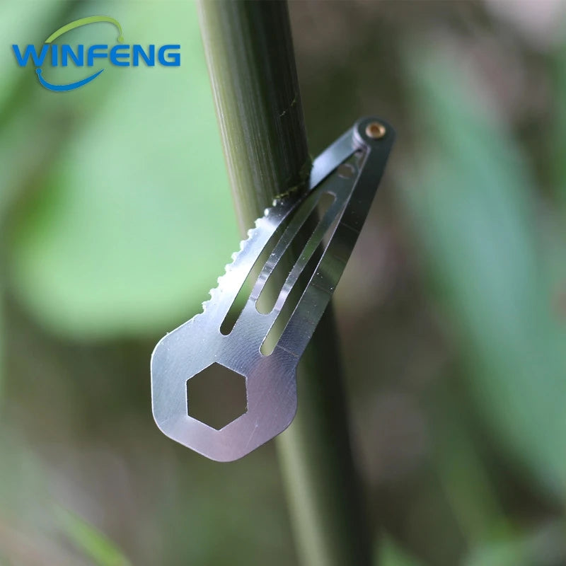 5 Pièces Épingles à Cheveux Multifonctions - Haute Qualité, Auto-Défense & Outils Survie - BLACKBEARD OUTDOOR INDUSTRIES