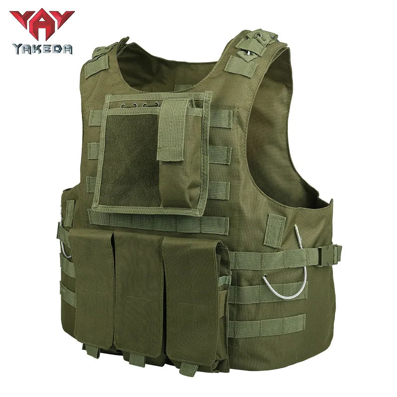 Gilet Tactique YAKEDA Multifonction – Gilet Camouflage Amphibie Outdoor pour Entraînement, Chasse et Activités Tactiques BLACKBEARD OUTDOOR INDUSTRIES