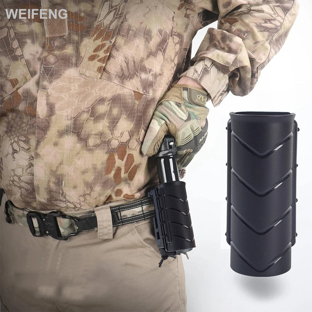 Pochette Tactique pour Spray de Défense – Support MOLLE pour Spray au Poivre et Mace, Étui de Service avec Clip, Étui Flashlight et Accessoires de Chasse BLACKBEARD OUTDOOR INDUSTRIES