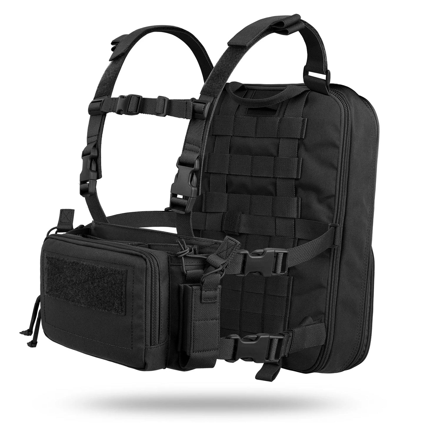 KRYDEX Tactical Flatpack D3 Backpack & D3CR Chest Rig Vest - Système modulable Camouflage pour Chasse, Airsoft et Activités Extérieures BLACKBEARD OUTDOOR INDUSTRIES