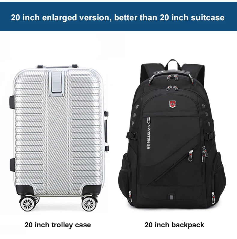 Sac à Dos Ordinateur Étanche 2025 – 17"/20" | Grande Capacité, USB, Antivol | Homme & Femme - BLACKBEARD OUTDOOR INDUSTRIES