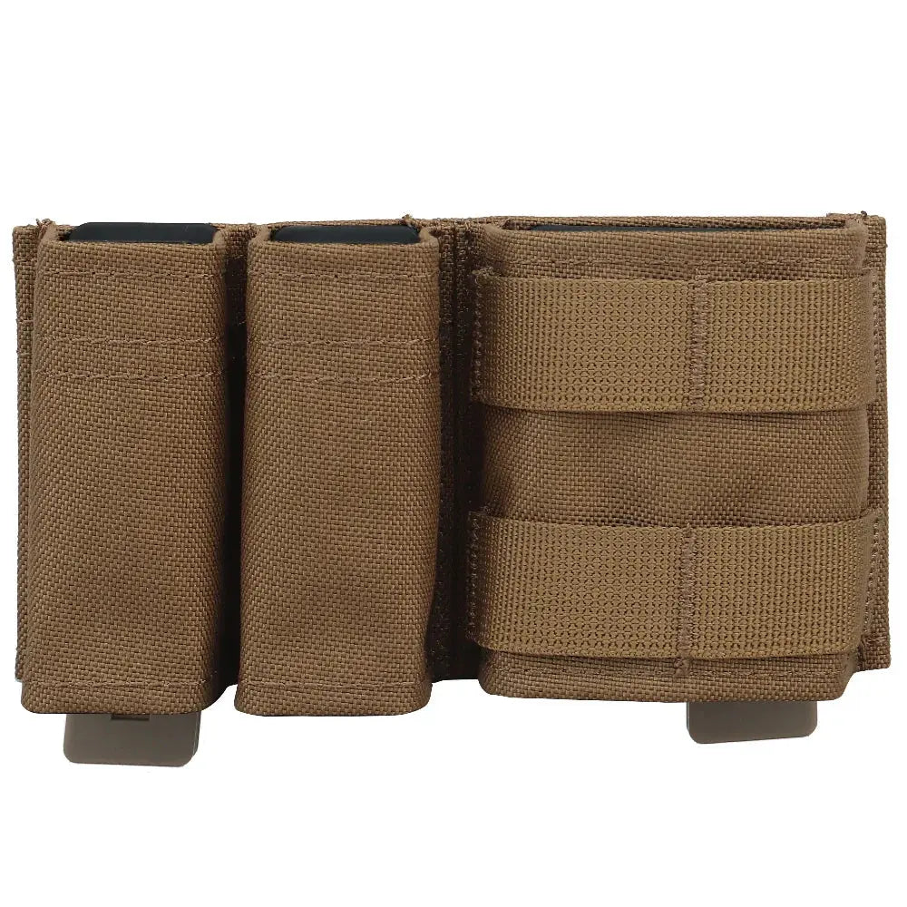 Tactical Outdoor Double Stack Magazine Pouch 5.56 & 9mm – MOLLE Compatible Ma boutique