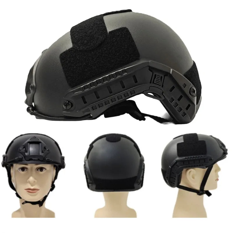 AST Helmet MICH2000 Tactical Airsoft Helmet Casque tactique léger pour Airsoft, Outdoor, Paintball, CS, SWAT et activités sportives Ma boutique