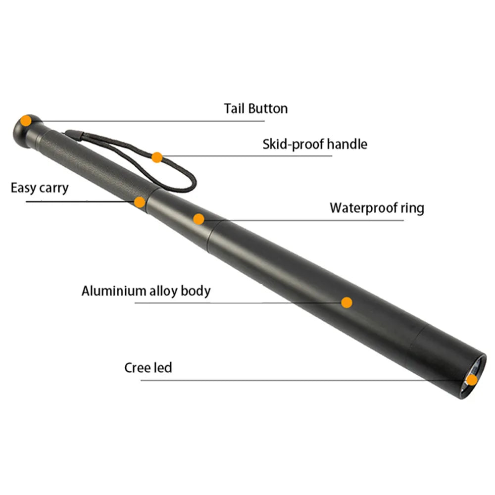 Lampe Torche de Défense - Batte de Baseball avec Éclairage LED Ma boutique