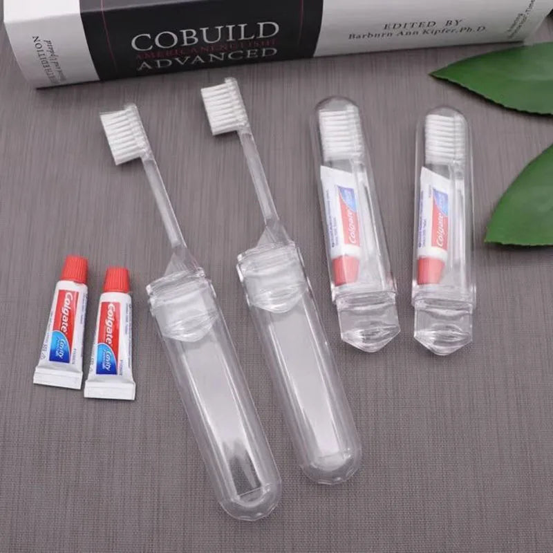 Set Brosse à Dents Mini Portable avec Dentifrice – Jetable, Pour Adultes, Idéal Voyage & Camping - BLACKBEARD OUTDOOR INDUSTRIES