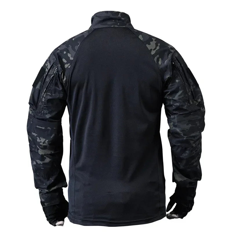 Veste Tactical XMGOLONG Pioneer Frog Suit – Haut d’Entraînement Respirant et Séchage Rapide, Camouflage CP pour Camping et Chasse - BLACKBEARD OUTDOOR INDUSTRIES