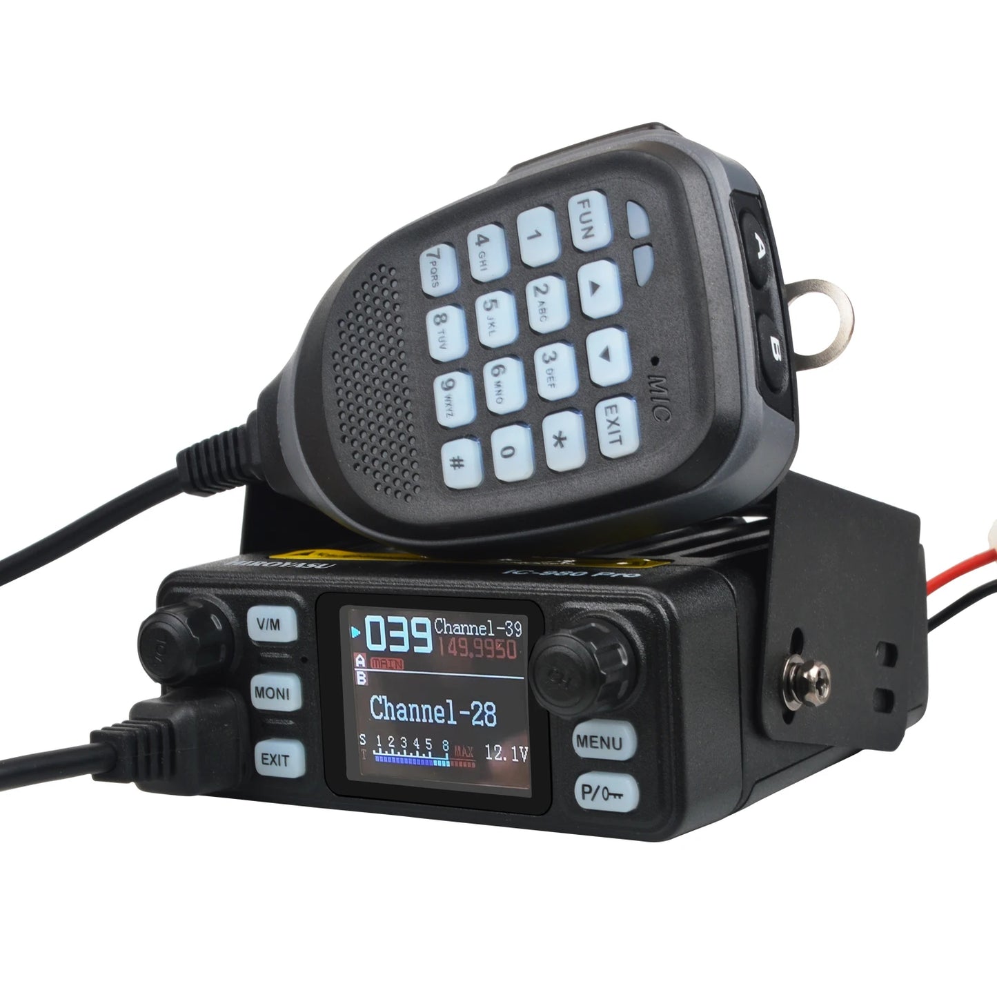 HIROYASU IC-980 Pro – Radio Mobile VHF/UHF Double Bande 25W 200 Canaux - BLACKBEARD OUTDOOR INDUSTRIES