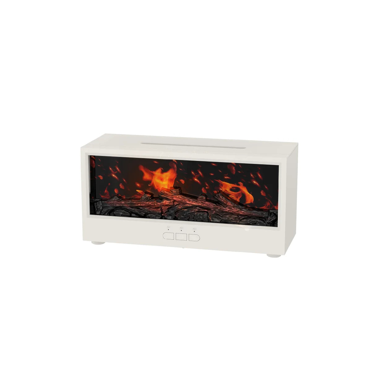 Diffuseur d'huiles essentielles Imitation Cheminée – 150ml, Sans Eau, Arrêt Automatique, Effet Flamme Colorée, avec Télécommande - BLACKBEARD OUTDOOR INDUSTRIES