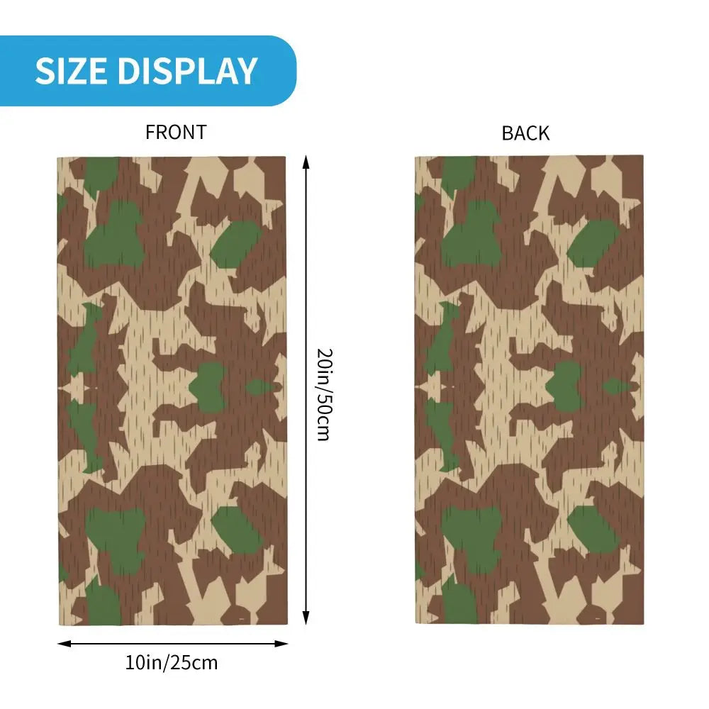 Tiger Stripe Camo – Bandeau Tour de Cou Hiver Multifonction pour Hommes et Femmes | Parfait pour Randonnée, Cyclisme, Sports Outdoor et Usage Quotidien - BLACKBEARD OUTDOOR INDUSTRIES
