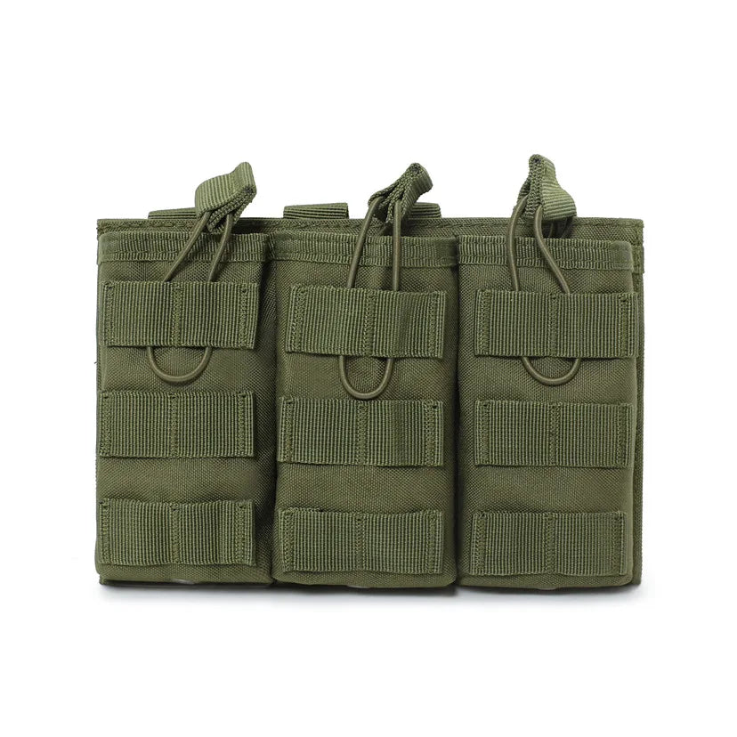 Poche Tactique MOLLE – Porte-Chargeur Simple, Double ou Triple – Compatible M4/M16/AR15 - BLACKBEARD OUTDOOR INDUSTRIES