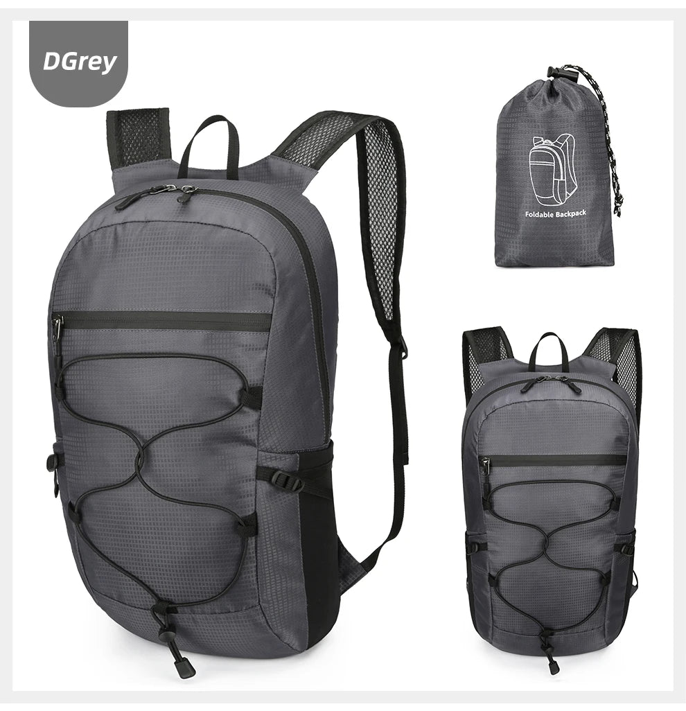 Sac à Dos Pliable Ultraléger – Sac à Dos Outdoor Polyvalent pour Randonnée, Escalade & Voyage - BLACKBEARD OUTDOOR INDUSTRIES