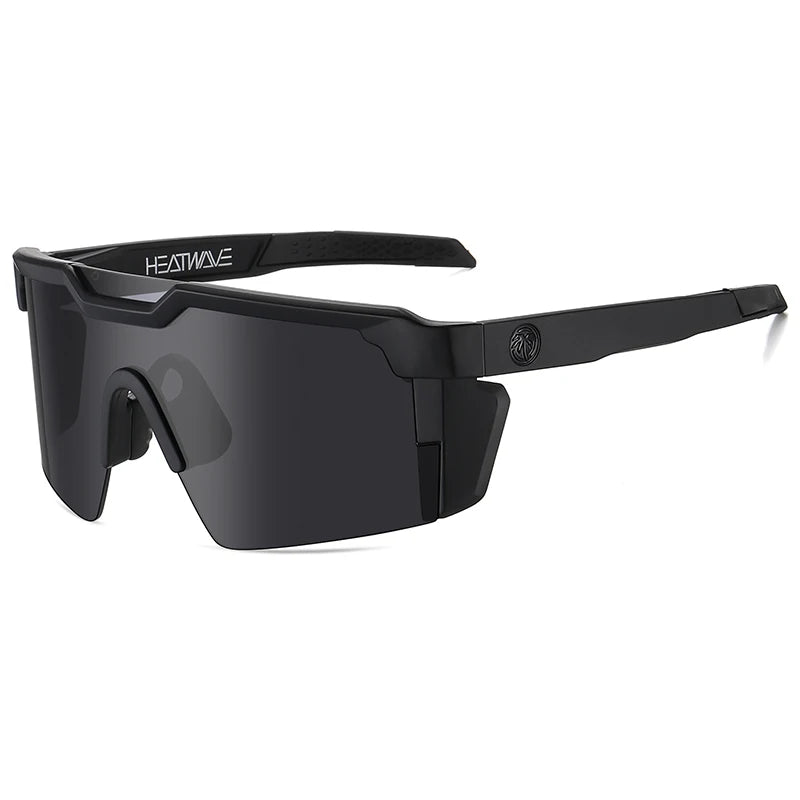 Lunettes de Soleil Sport AOZE Heat Wave – Unisexe – UV400 – Effet Miroir – Style Rectangulaire Oversize - BLACKBEARD OUTDOOR INDUSTRIES