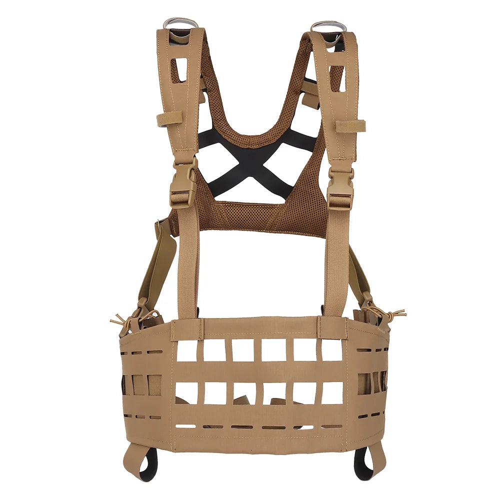 Gilet Tactique SPC - Chest Rig Léger avec Système Molle, Multi-fonction, Convertible, Plateforme de Transport de Charge pour Chasse et Activités Tactiques - BLACKBEARD OUTDOOR INDUSTRIES