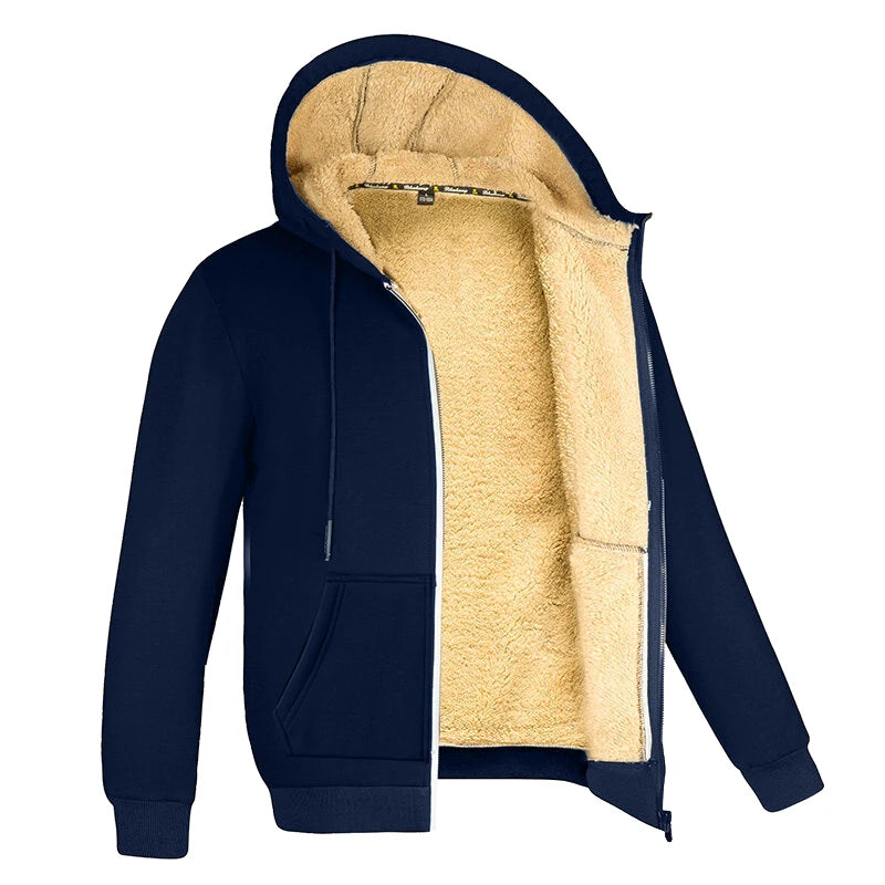 Veste Hiver Homme/Femme à Capuche — Polaire Épaisse Intérieure en Laine d'Agneau - BLACKBEARD OUTDOOR INDUSTRIES