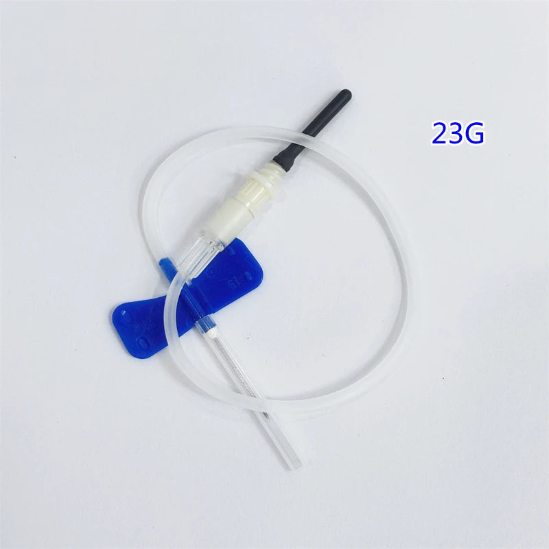 Lot de 100 Aiguilles Papillon Jetables – Sécurité & Collecte de Sang – Usage Vétérinaire et Formation Médicale (21G / 23G) Ma boutique