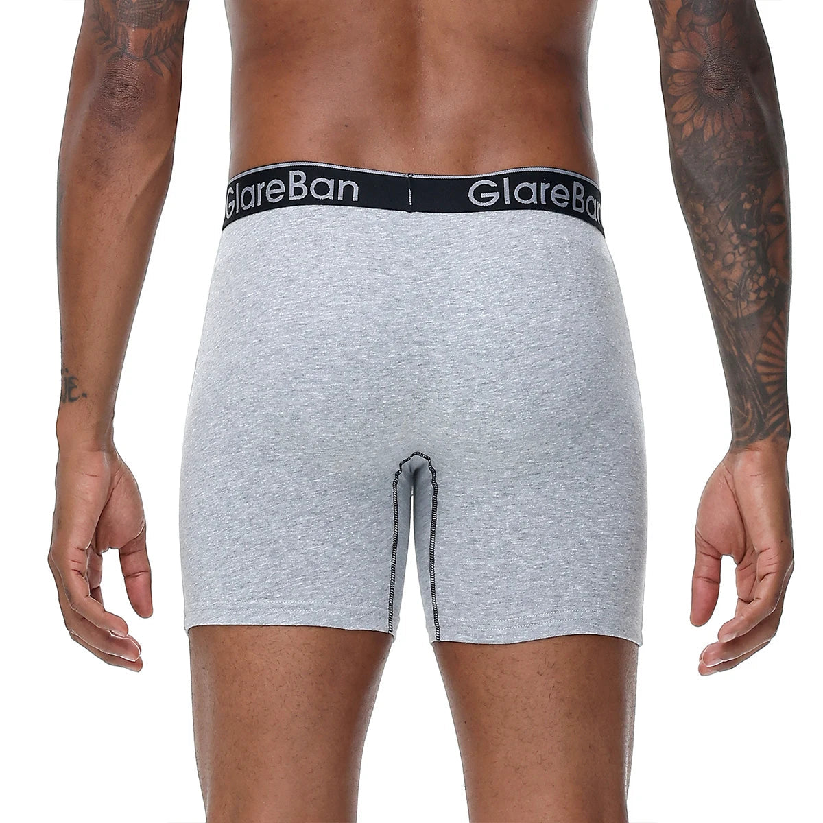 Pack de 4 Boxers Mi-Long pour Hommes - Coton Respirant BLACKBEARD OUTDOOR INDUSTRIES
