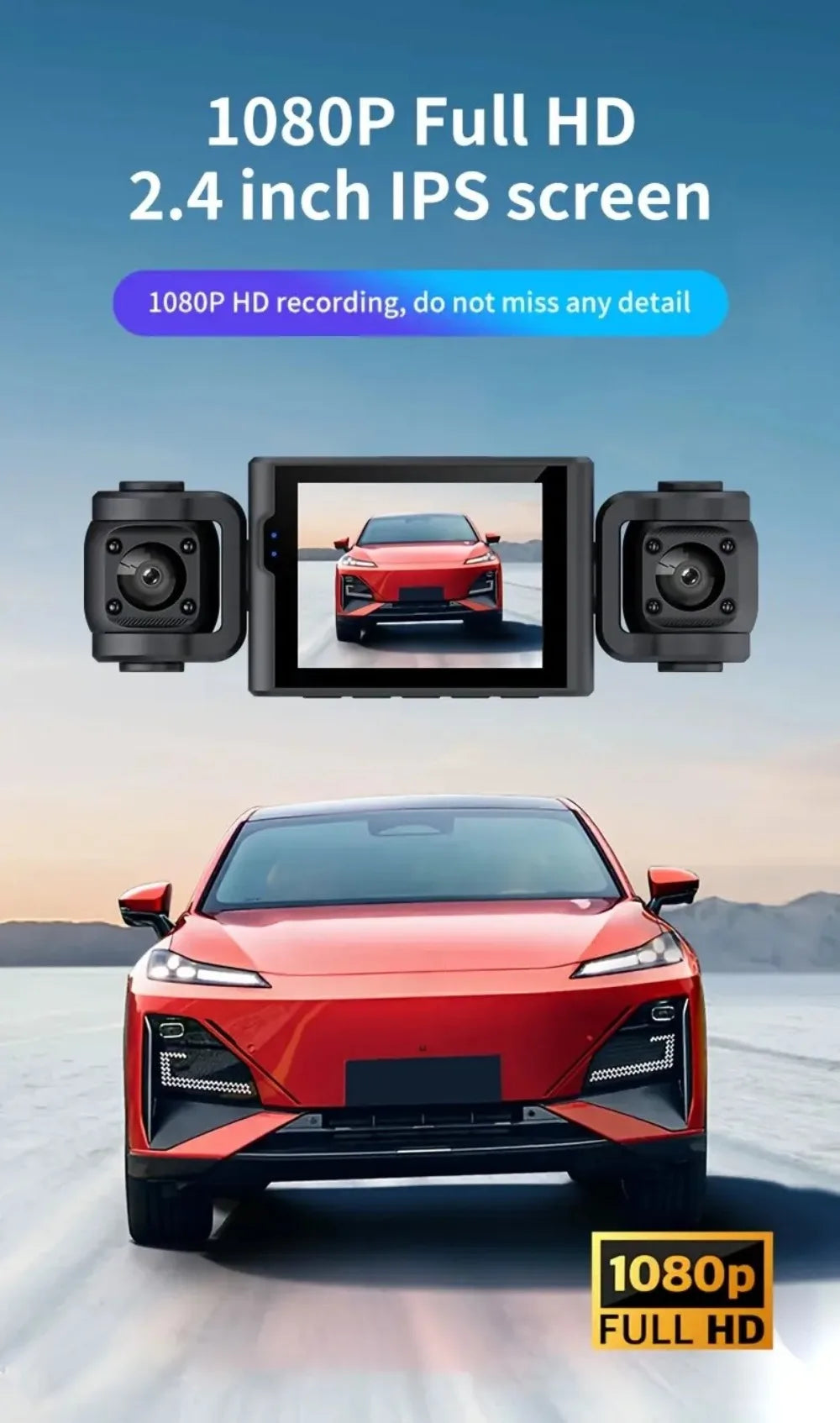 dashcam 4 canaux couverture panoramique à 360° haute définition 1080P Ma boutique
