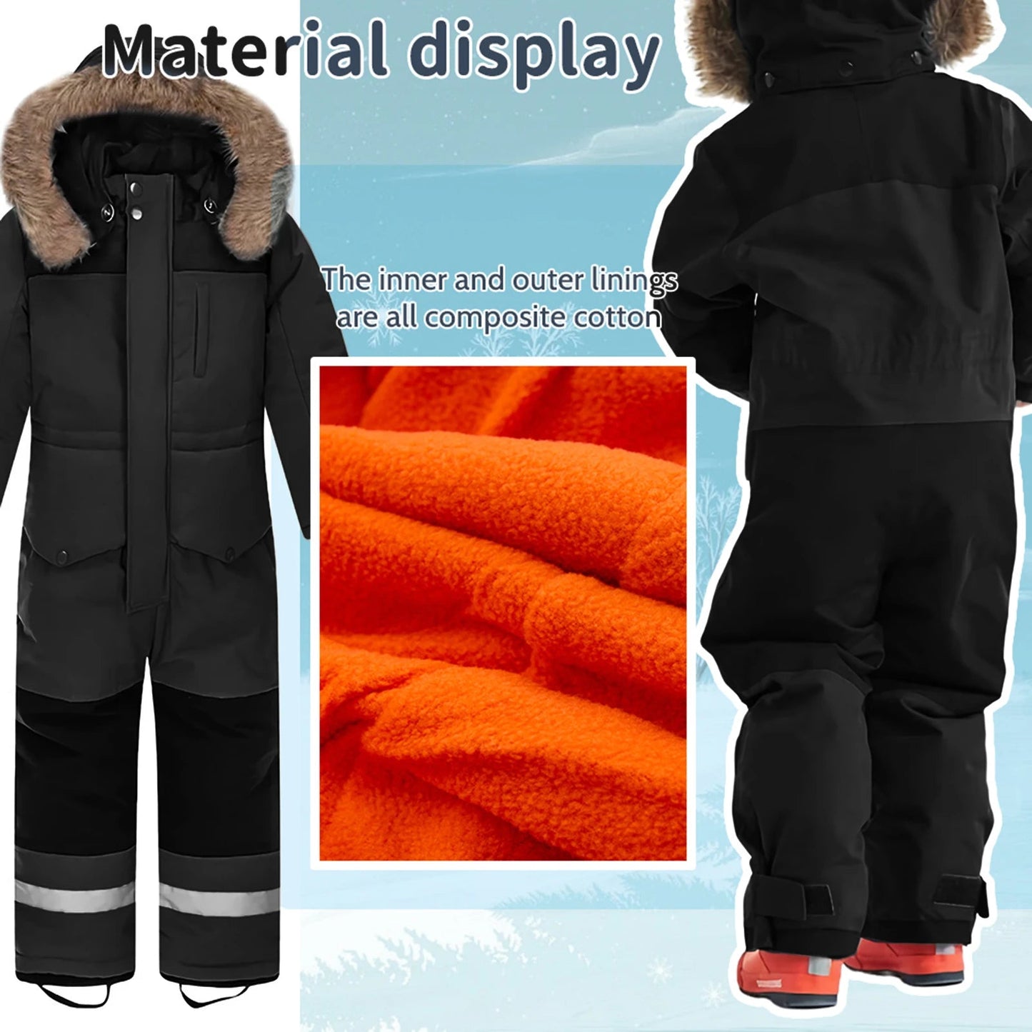 combinaison de ski pour enfants unisexe Ma boutique