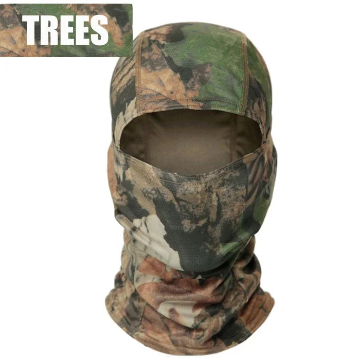 Masque Balaclava Tactique Multicam - Masque Complet de Protection du Visage, Chapeau de Cyclisme et Chasse, Camouflage, Écharpe Balaclava - BLACKBEARD OUTDOOR INDUSTRIES