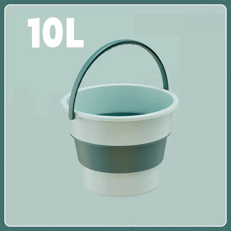 Seau Pliable avec Couvercle 5L / 10L / 17L — Seau Multi-Usages Portable pour Camping, Voiture, Pêche, Maison - BLACKBEARD OUTDOOR INDUSTRIES
