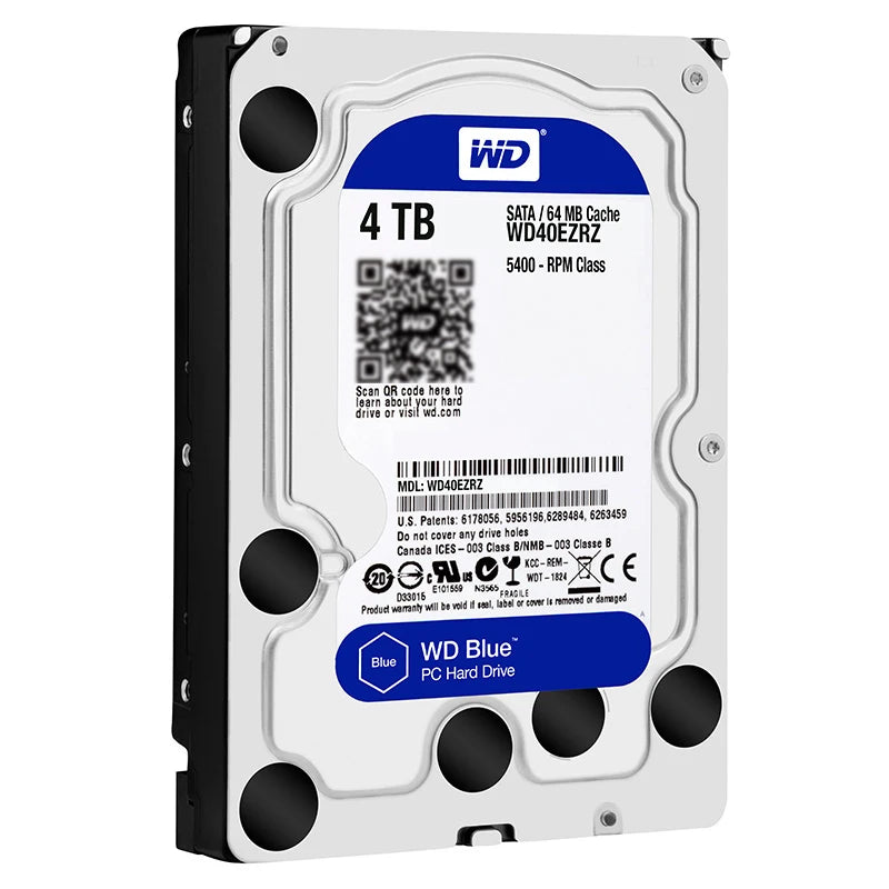 Western Digital WD BLUE 4TB 6T 3T2T 3.5" Hard Drive SATA III 500GB1THD Ma boutique