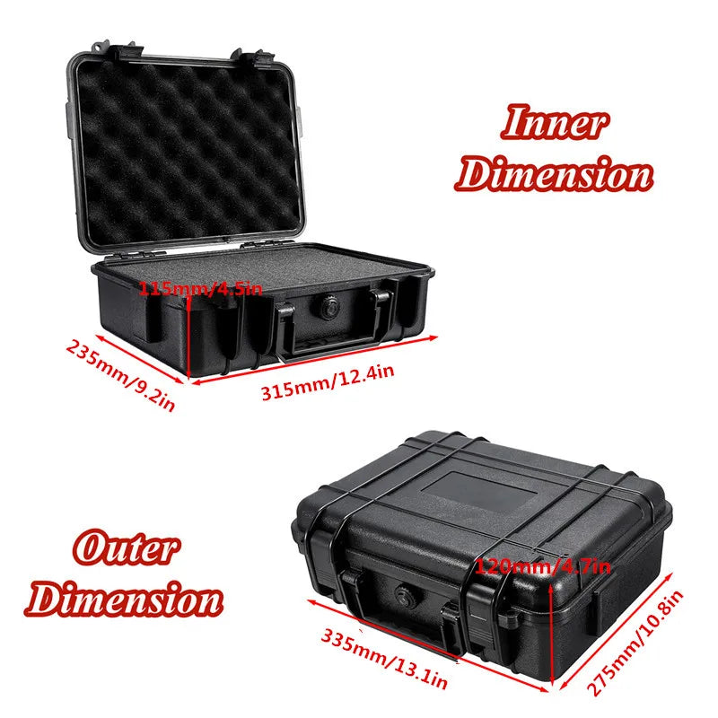 Mallette de Rangement Rigide Étanche avec Mousse Pré-Découpée – 9 Tailles Disponibles - BLACKBEARD OUTDOOR INDUSTRIES