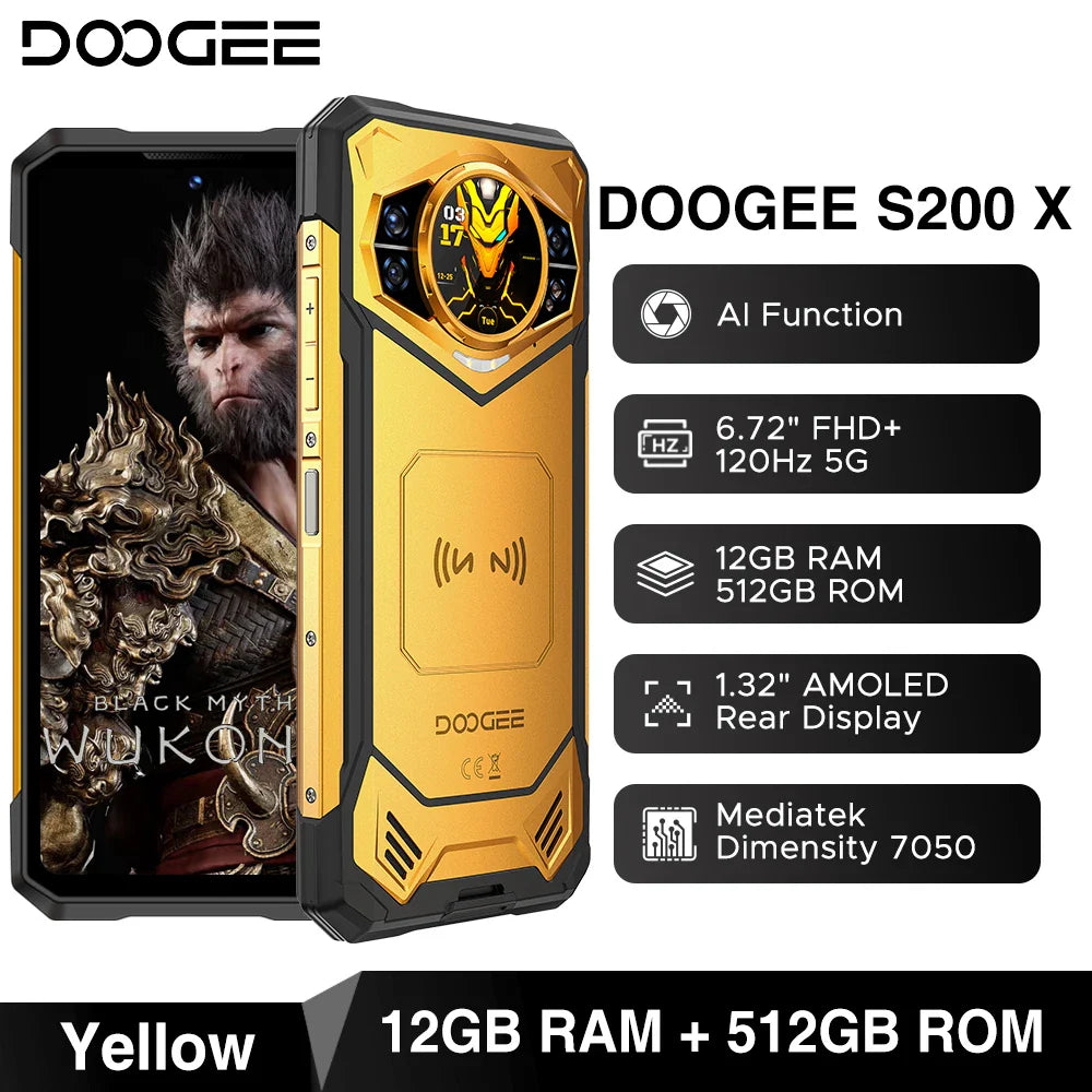 DOOGEE S200 X – Smartphone Rugged 5G - BLACKBEARD OUTDOOR INDUSTRIES