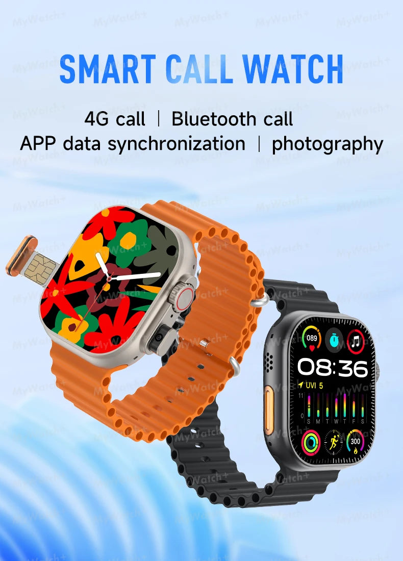 Montre Connectée 2025 PENGAGAR T83 4G — GPS, Android/iOS, Caméra, ECG - BLACKBEARD OUTDOOR INDUSTRIES