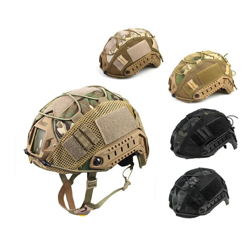 Couvre-Casque Tactique Universel – Compatible Casque FAST MH/PJ/BJ | Airsoft, Paintball, Chasse - BLACKBEARD OUTDOOR INDUSTRIES