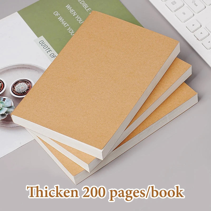 Carnet A5/B5 - 100 et 200 Feuilles - Couverture Kraft DIY - Idéal pour Bureau, Études et Projets Créatifs BLACKBEARD OUTDOOR INDUSTRIES