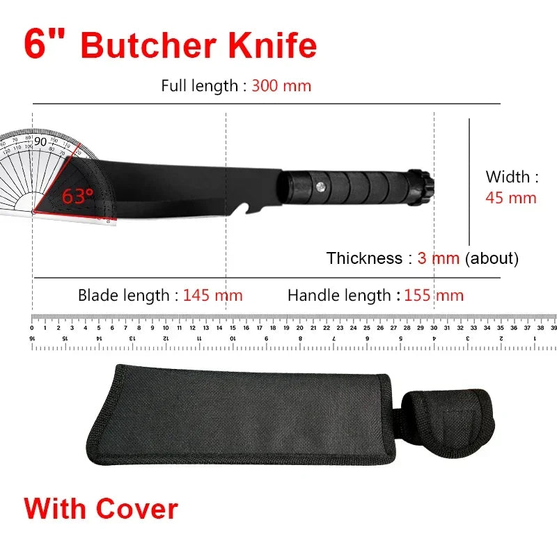 Couteau de Boucher Forgé à la Main – Inox 5Cr15Mov - BLACKBEARD OUTDOOR INDUSTRIES
