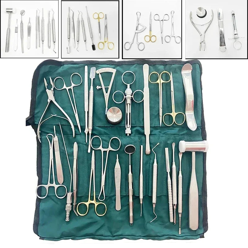 26Pcs Dental Implant Surgical Kit Professional Implantology Instruments Set for Dentists Oral Surgery Equipment Tools Supplies Ma boutique