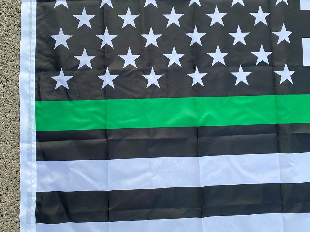 Drapeau Thin Blue Line USA - 90x150 cm BLACKBEARD OUTDOOR INDUSTRIES
